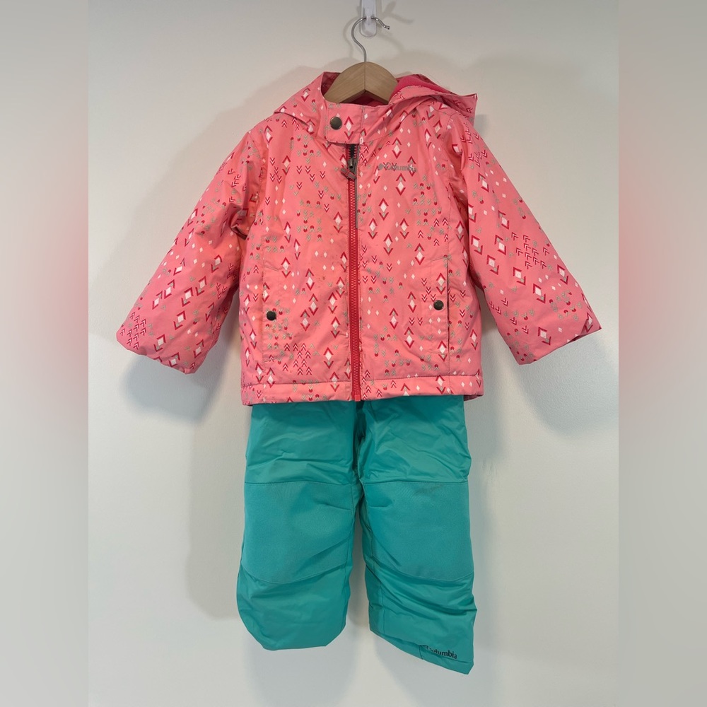 Columbia Kids Toddler Girls Frosty Slope Snowsuit Set 3T